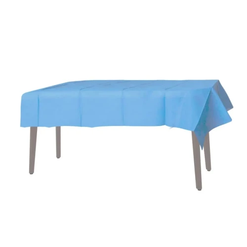 Mantel celeste plástico 137×274 cm un