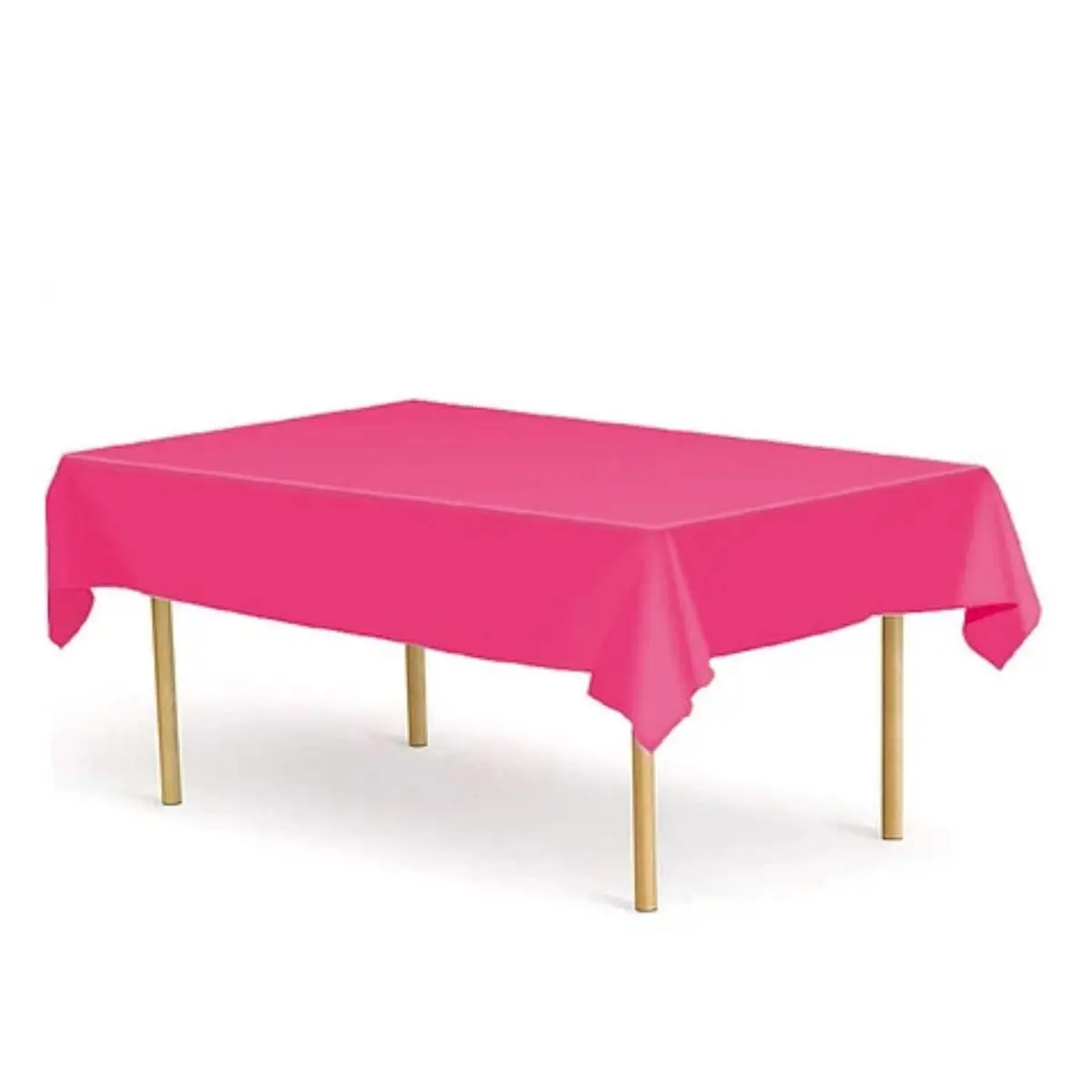 Mantel fucsia plástico 137×274 cm un