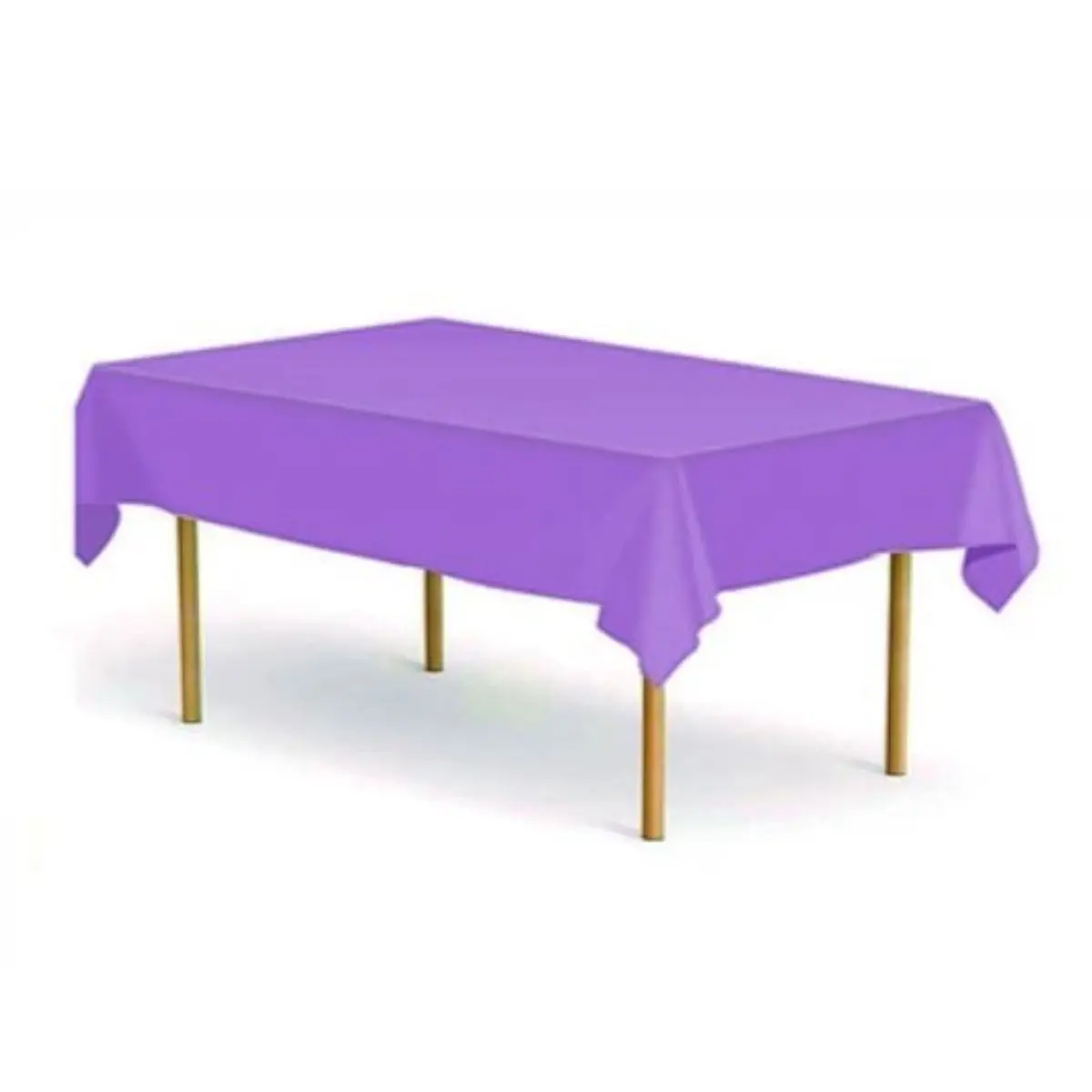 Mantel plástico lila 137×274 cm un