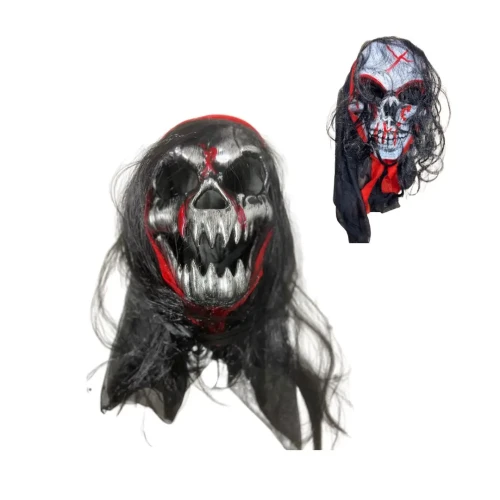 Máscara calavera pelos un