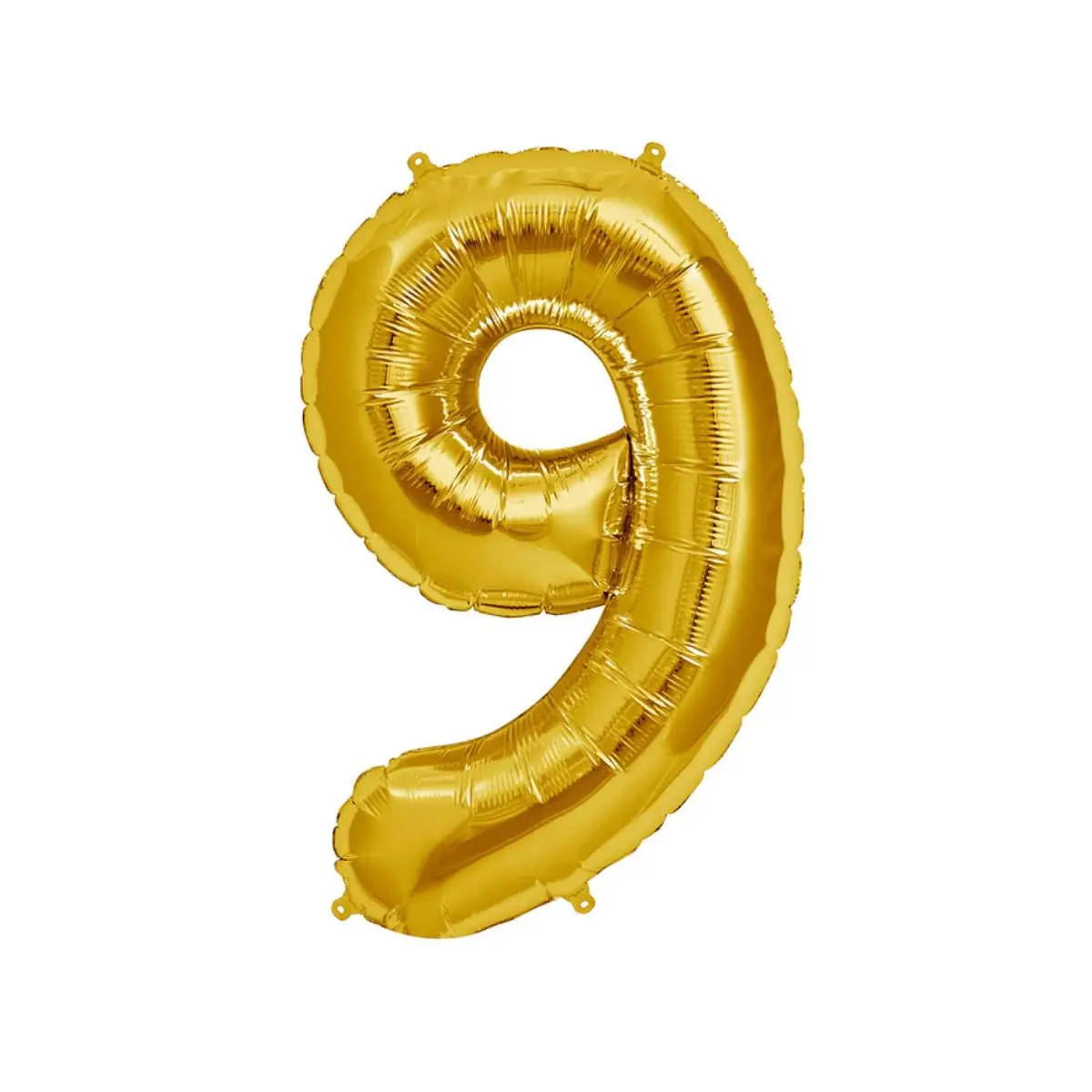 Globo 32" número 9 dorado un