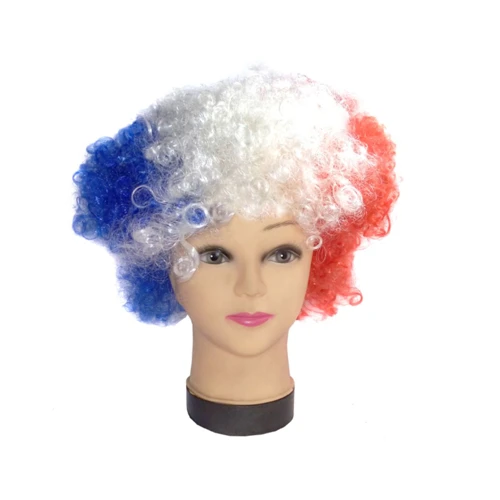 Peluca afro tricolor Chile un