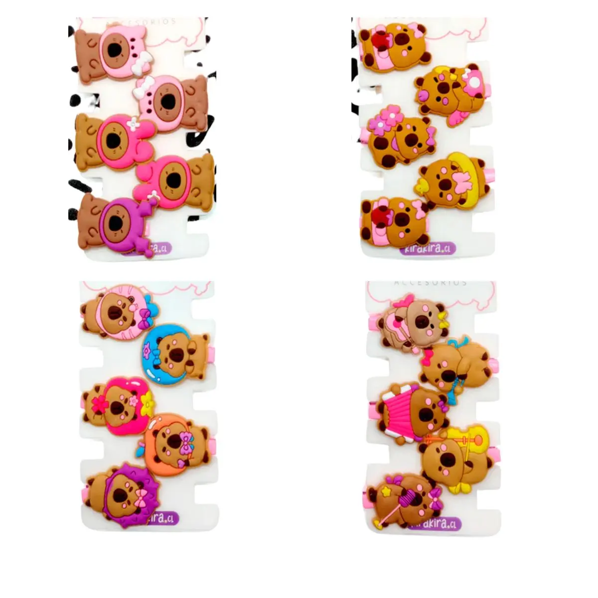 Set 5 pinches capibara