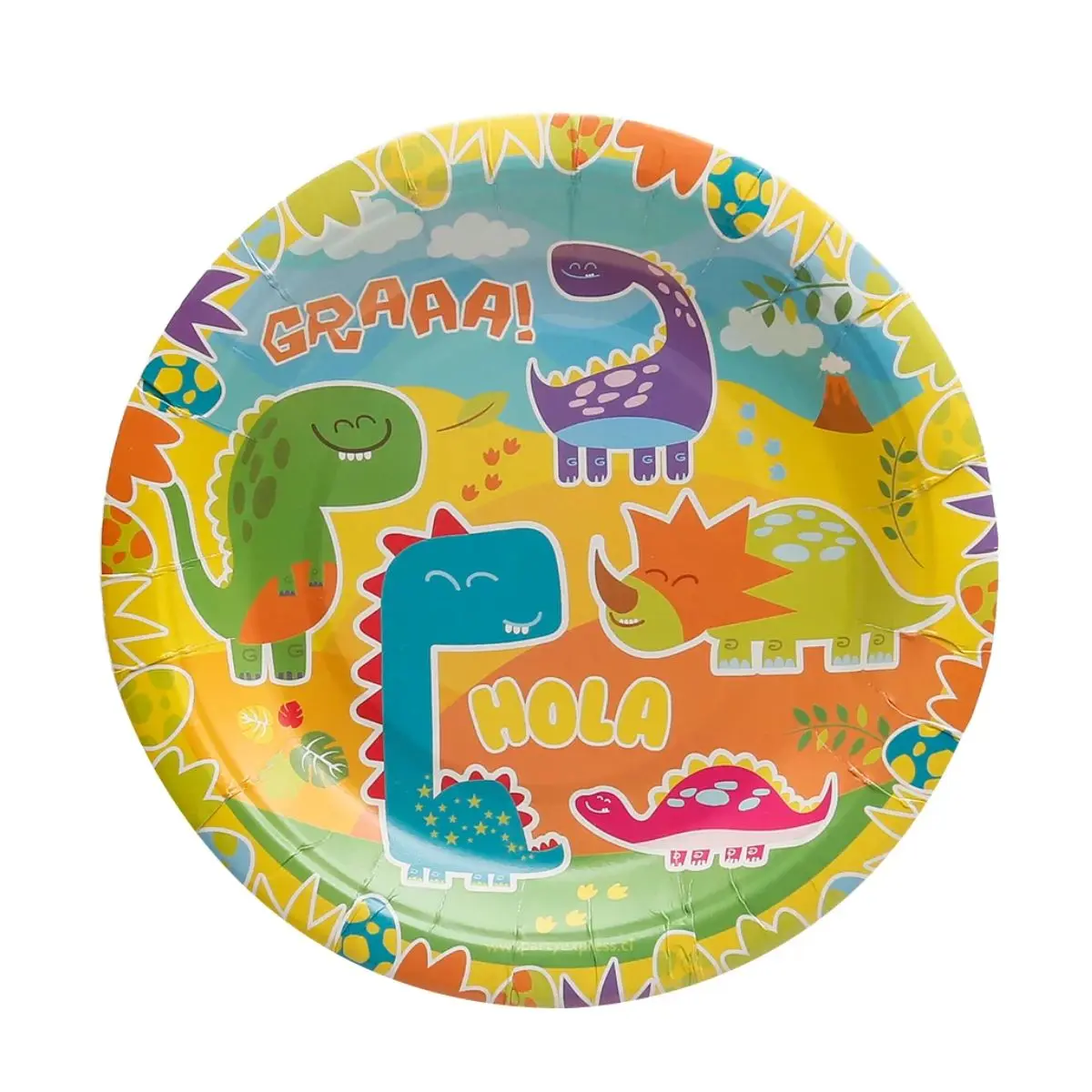 Plato 18cm dinosaurio Graa 6 un