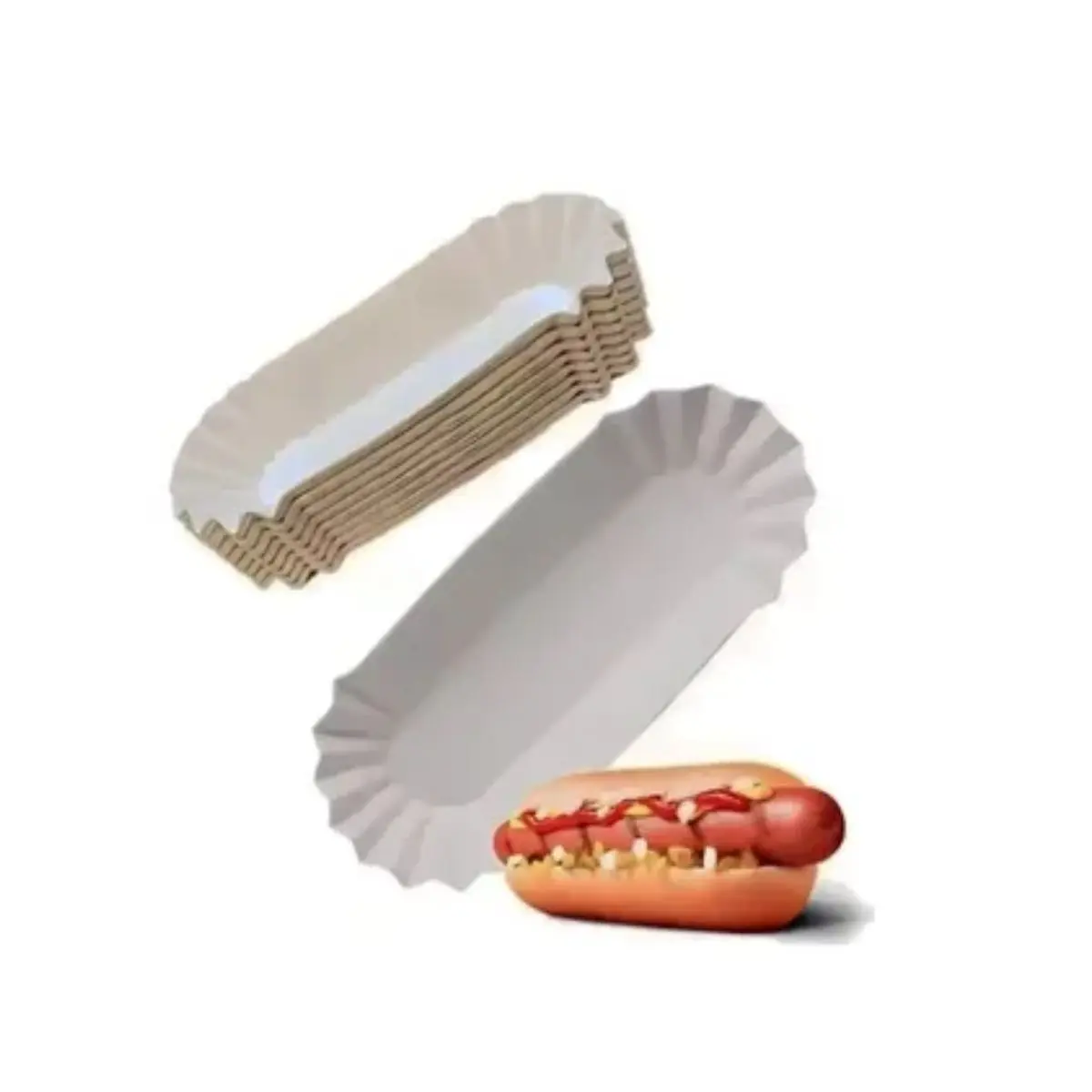 Porta Hot Dog cartón 50un