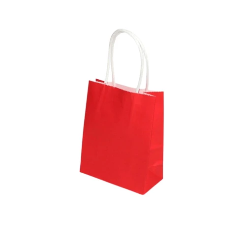 Bolsa de regalo kraft roja un