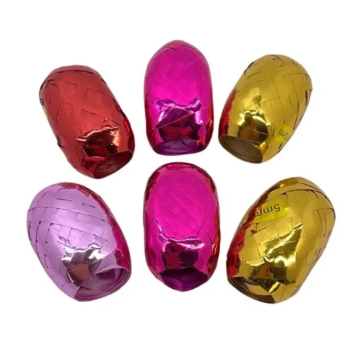 Set 6 cintas metalizadas colores
