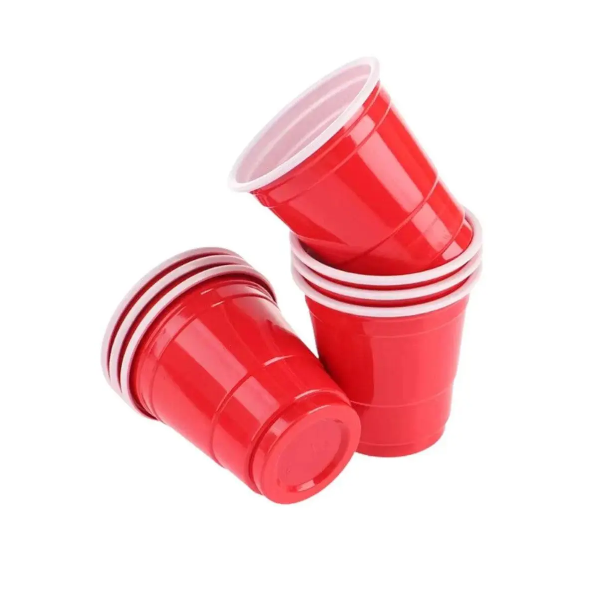 Vasos shot rojos 20un