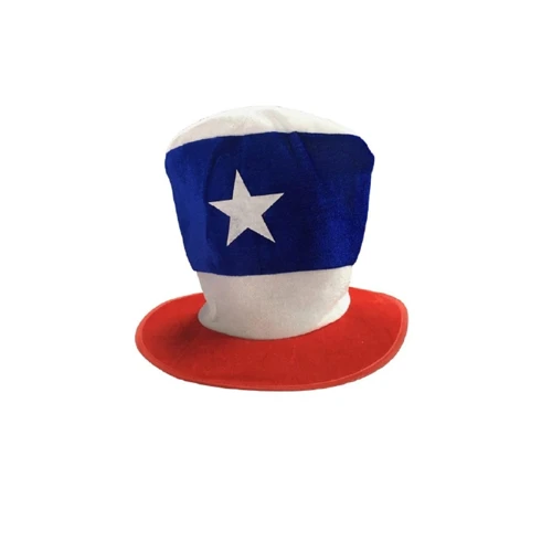 Sombrero galera Chile tricolor un
