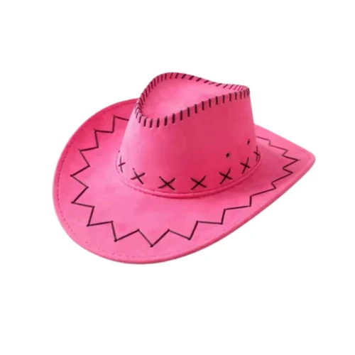 Sombrero vaquera fucsia un