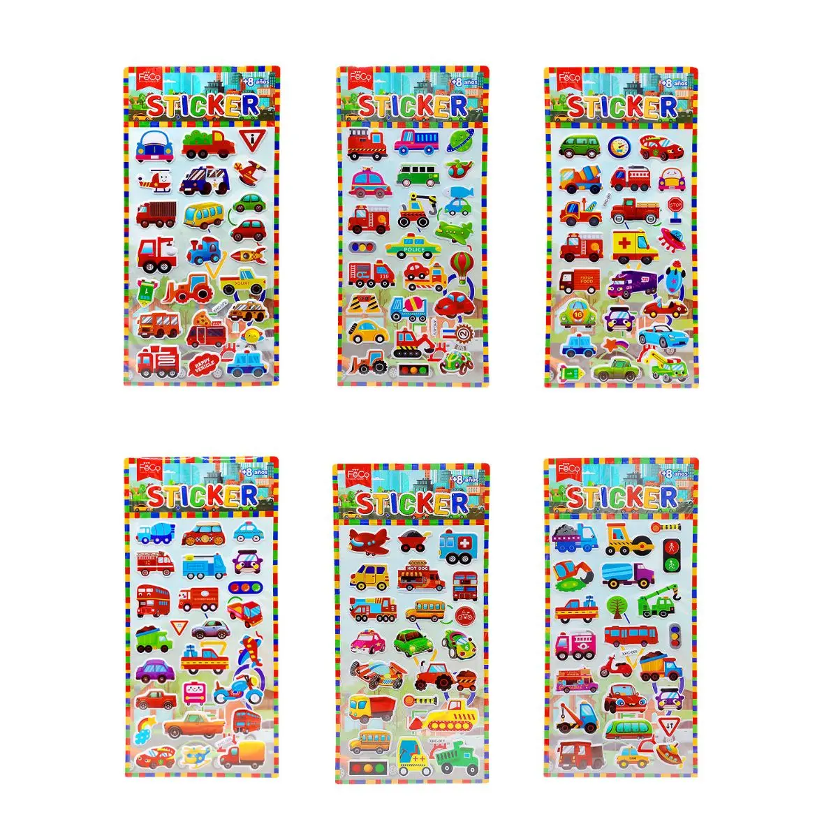 Stickers autitos un