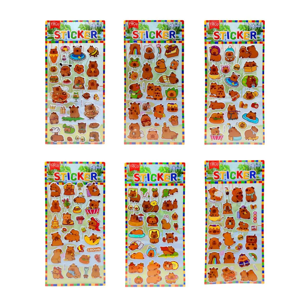 Stickers capibara un