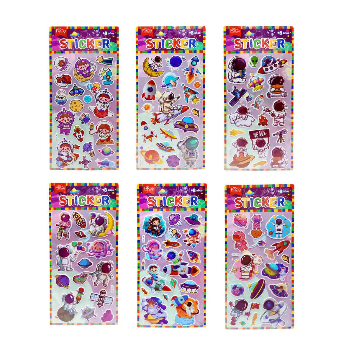 Stickers del espacio un