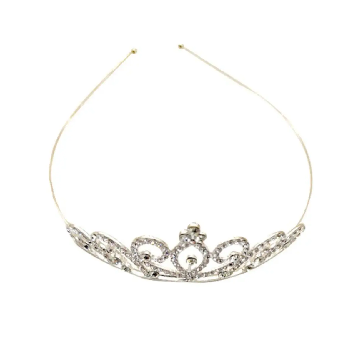 Tiara Metal Flor Loto 13x12x3.5 cm un
