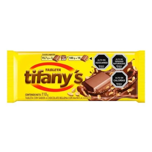 Tableta chocolate tifany's 110gr
