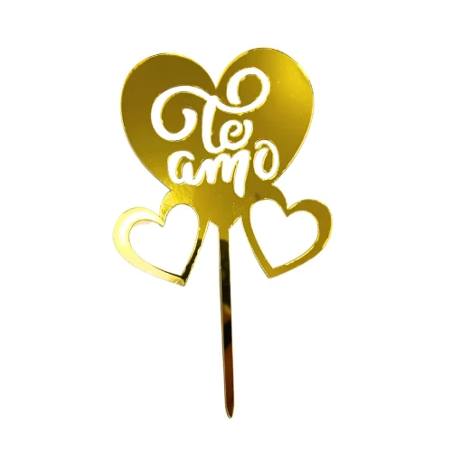 Topper te amo corazón un