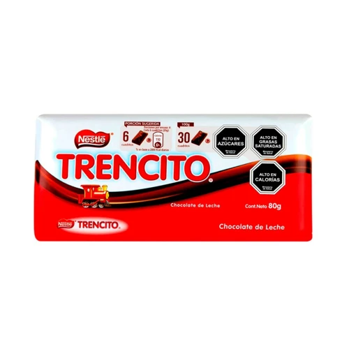 Chocolate trencito 80gr un