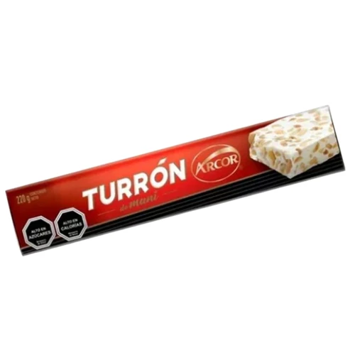 Turrón maní 220gr un