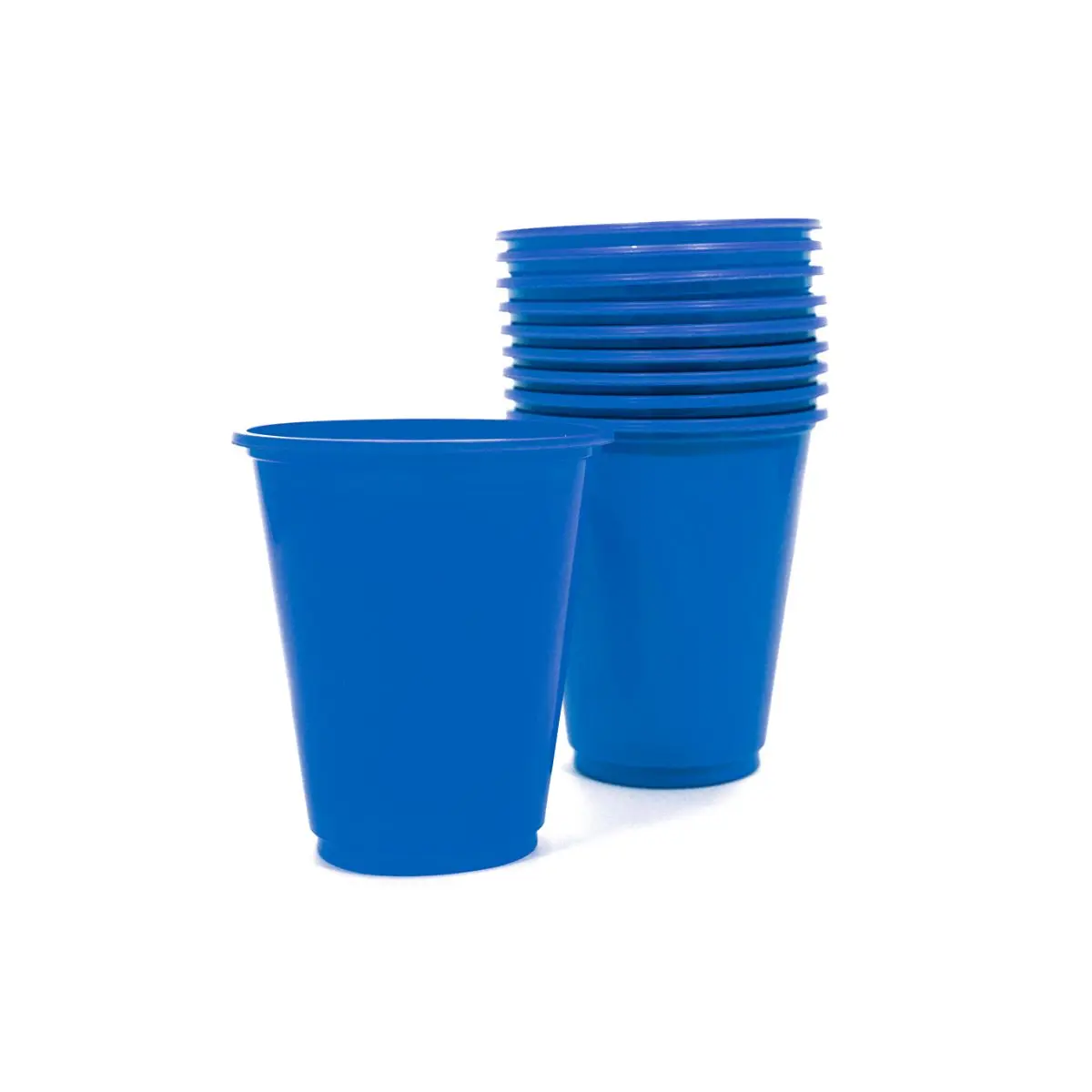Vaso plástico azul 7oz 25un