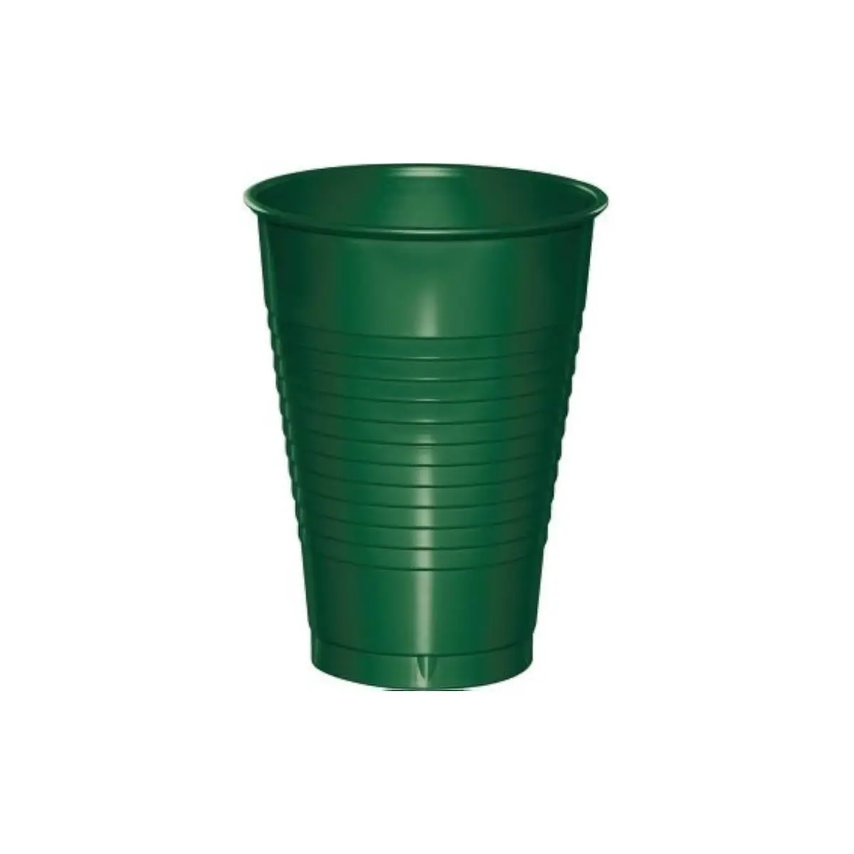 Vaso plástico verde 7oz 25un
