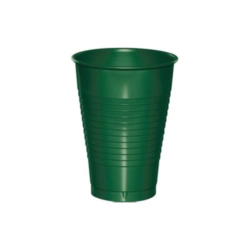 Vaso plástico verde 7oz 25un