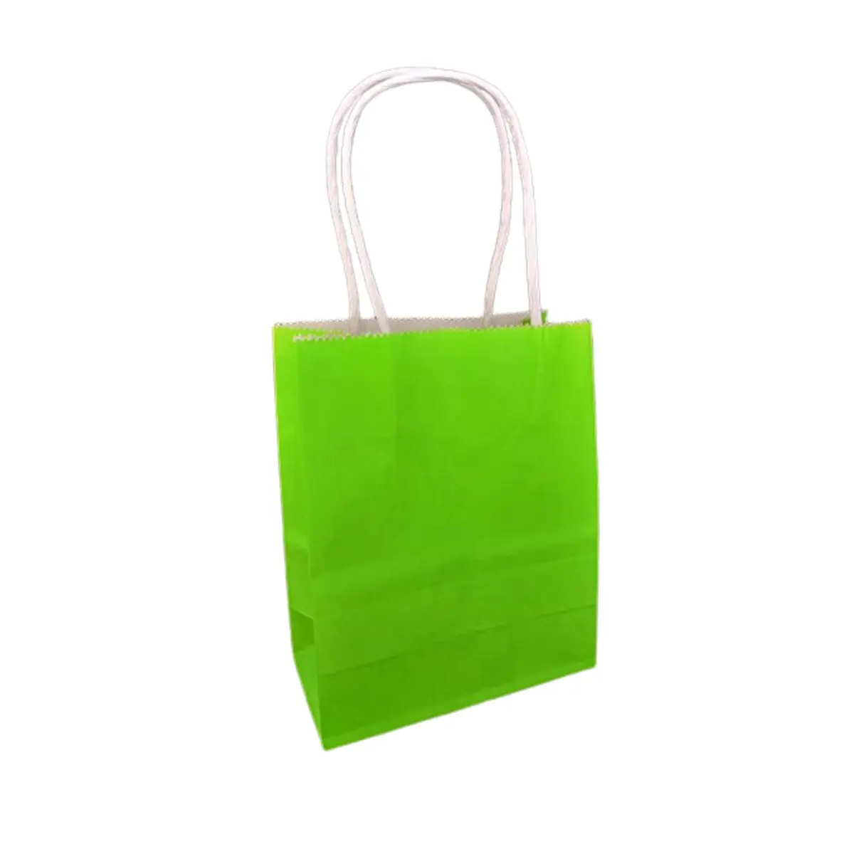 Bolsa de regalo kraft verde lima un