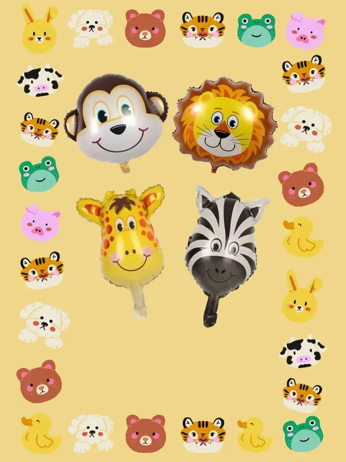 Globos metalizados de animalitos