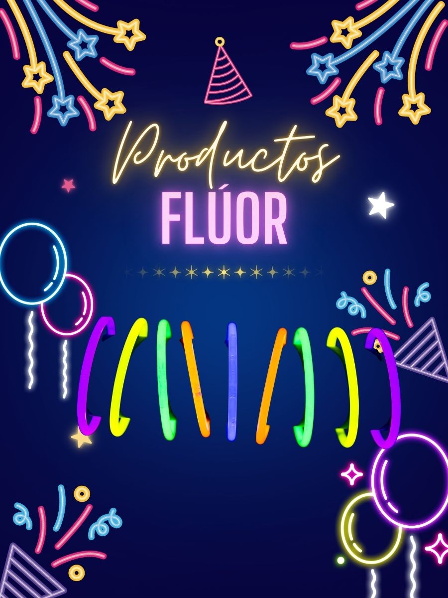 Dale vida y color a tu fiesta flúor