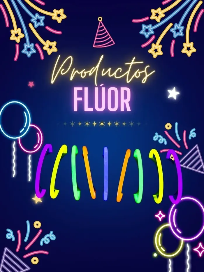 Dale vida y color a tu fiesta flúor